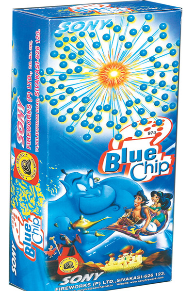 Aruna Crackers offers the perfect solution for those looking to purchase the Top Brand Online Crackers for Diwali festival.Aruna Crackers, the top brand for online cracker purchases, has got you covered. Indulge in their irresistible range of flavors and experience crispy goodness like never before. Get your crackers now and celebrate this diwali festivalwith our crackers! To buy Blue Chip ( 2 pcs )